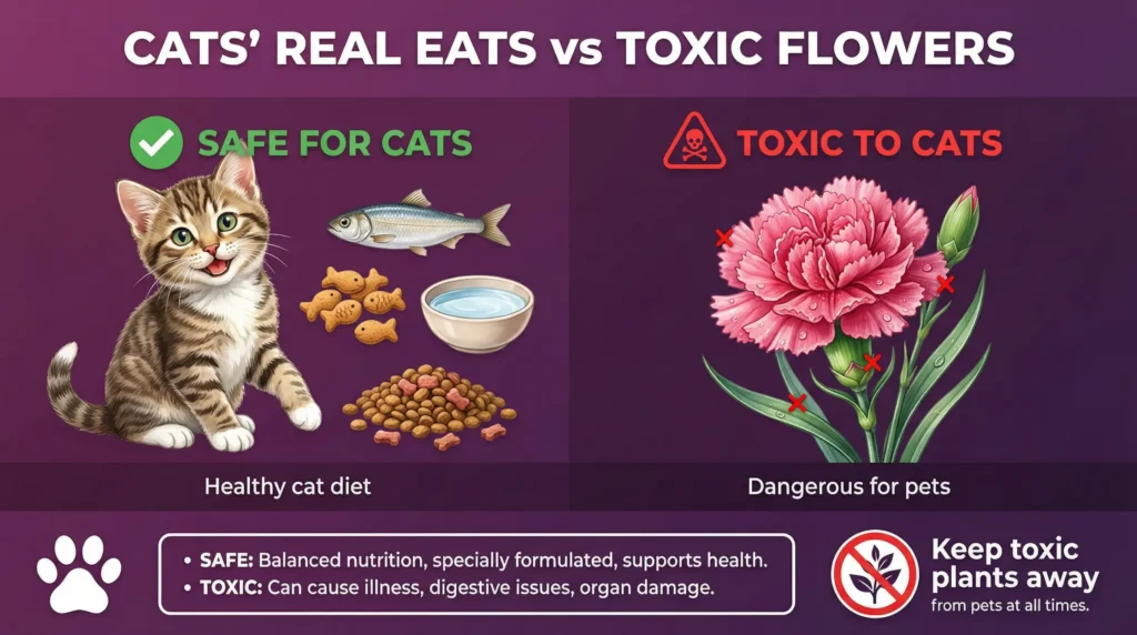 Are Carnations Toxic to Cats